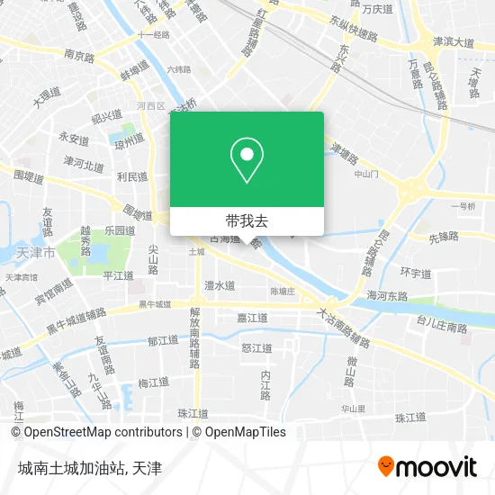 城南土城加油站地图