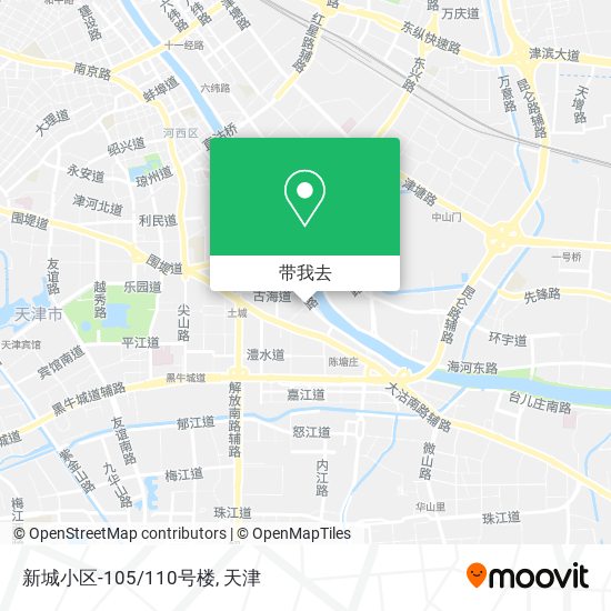 新城小区-105/110号楼地图