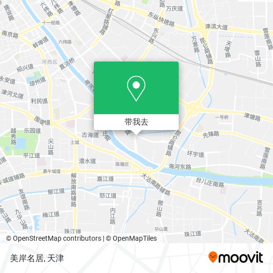 美岸名居地图