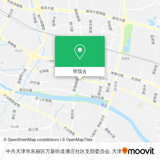 中共天津市东丽区万新街道潘庄社区支部委员会地图