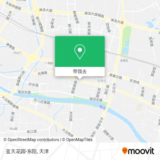 蓝天花园-东院地图