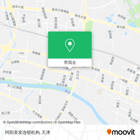 阿阳美发连锁机构地图