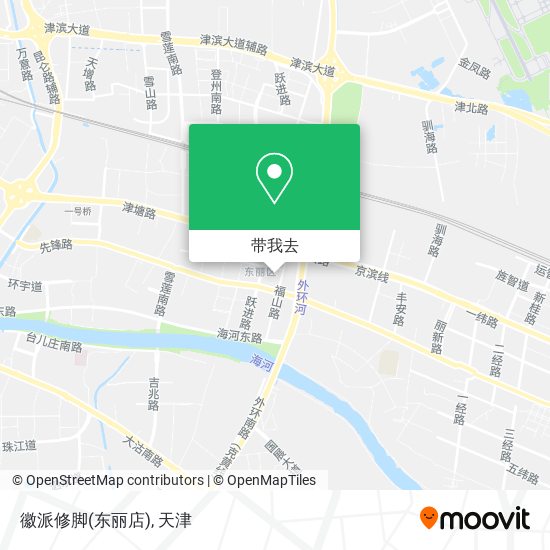 徽派修脚(东丽店)地图