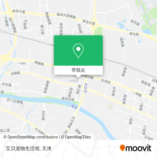 宝贝宠物生活馆地图