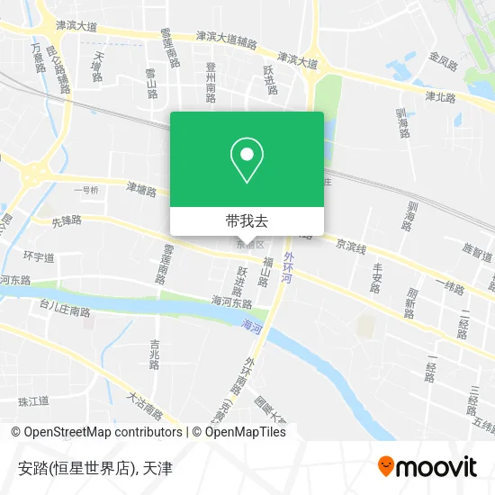安踏(恒星世界店)地图