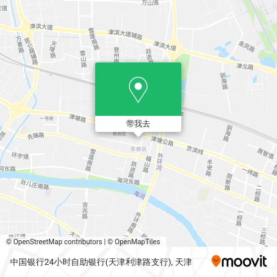 中国银行24小时自助银行(天津利津路支行)地图