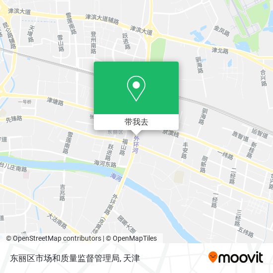 东丽区市场和质量监督管理局地图