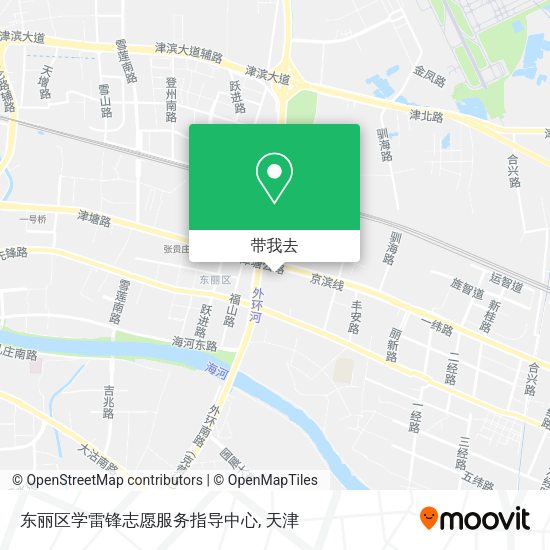 东丽区学雷锋志愿服务指导中心地图
