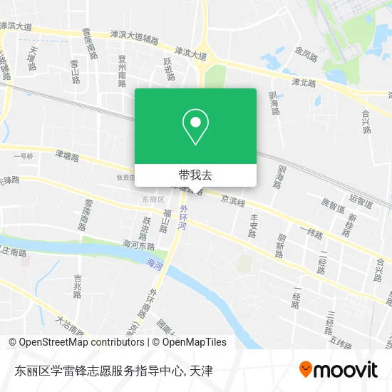 东丽区学雷锋志愿服务指导中心地图
