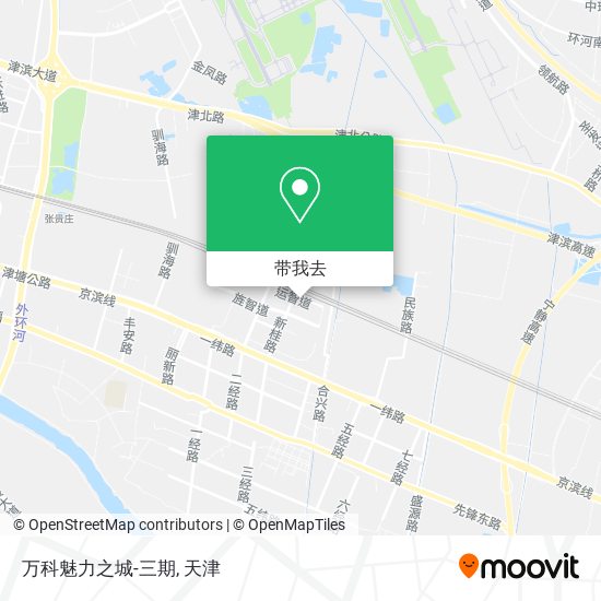 万科魅力之城-三期地图