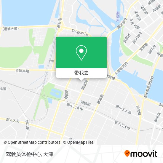 驾驶员体检中心地图