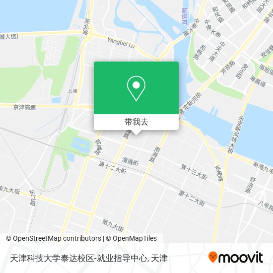 天津科技大学泰达校区-就业指导中心地图