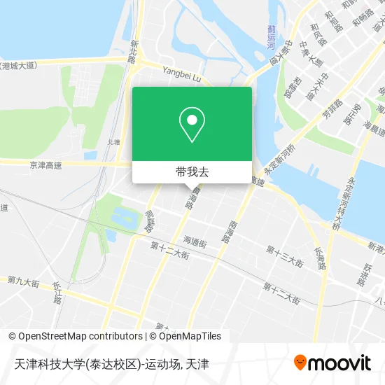 天津科技大学(泰达校区)-运动场地图