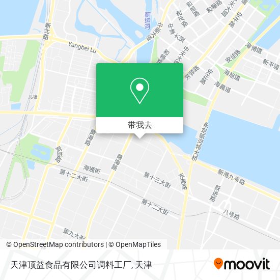 天津顶益食品有限公司调料工厂地图