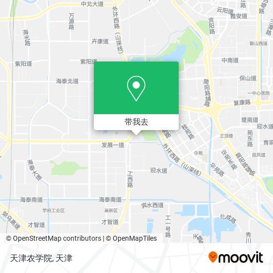 天津农学院地图