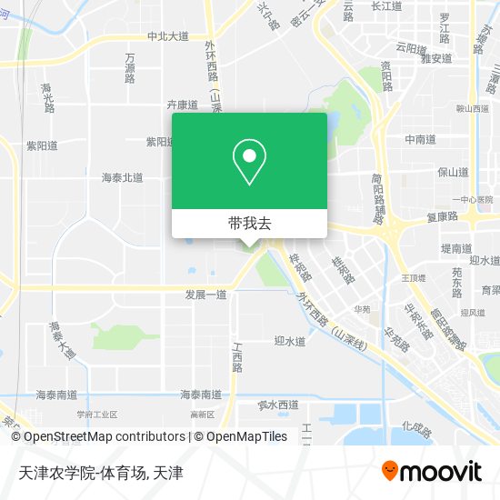 天津农学院-体育场地图