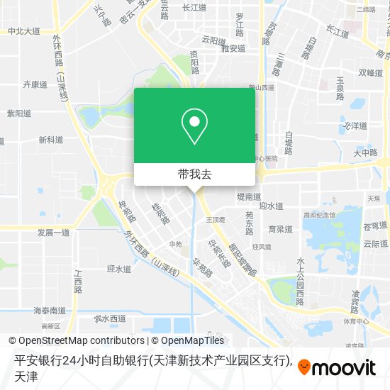 平安银行24小时自助银行(天津新技术产业园区支行)地图
