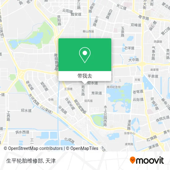 生平轮胎维修部地图