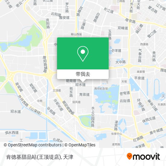 肯德基甜品站(王顶堤店)地图