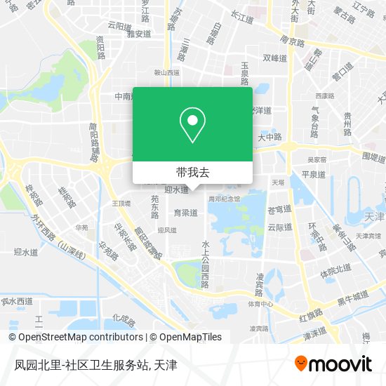凤园北里-社区卫生服务站地图