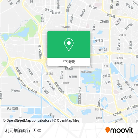 利元烟酒商行地图