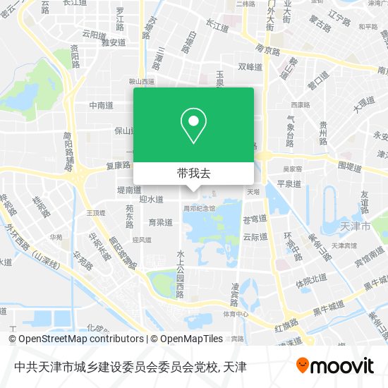 中共天津市城乡建设委员会委员会党校地图