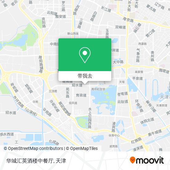 华城汇英酒楼中餐厅地图
