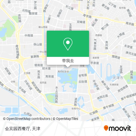 会宾园西餐厅地图