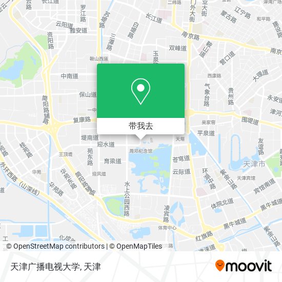 天津广播电视大学地图