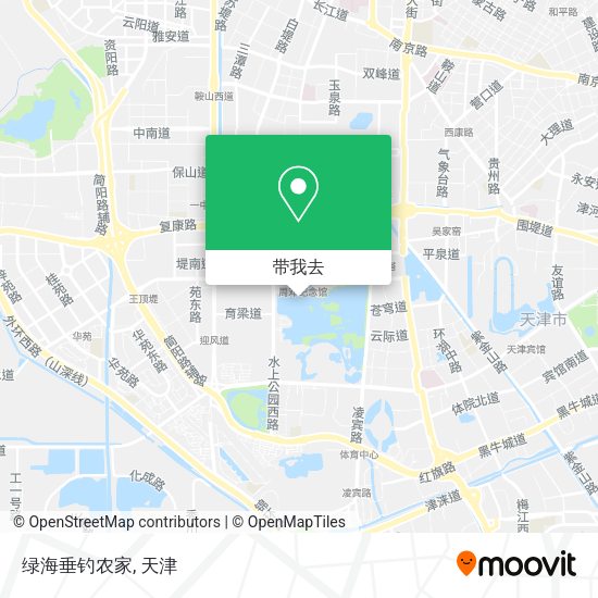绿海垂钓农家地图