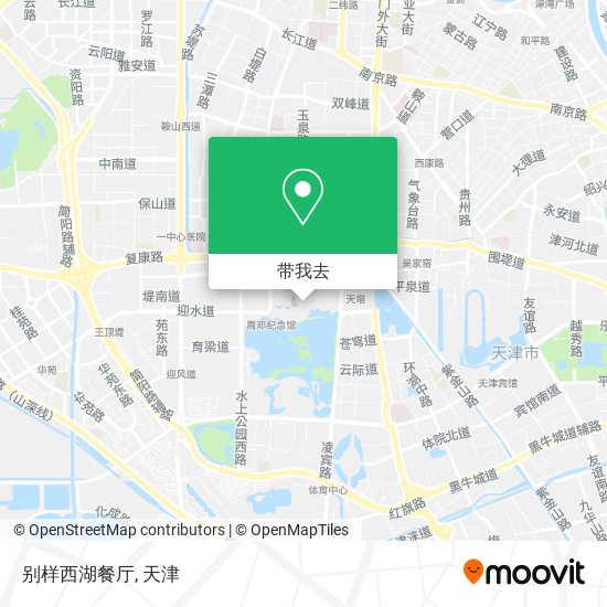 别样西湖餐厅地图