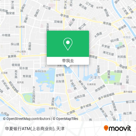 华夏银行ATM(上谷商业街)地图