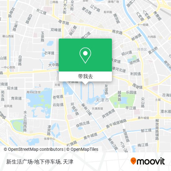 新生活广场-地下停车场地图