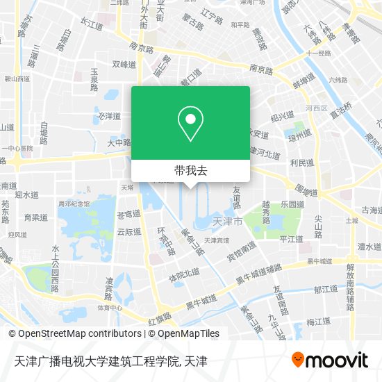 天津广播电视大学建筑工程学院地图