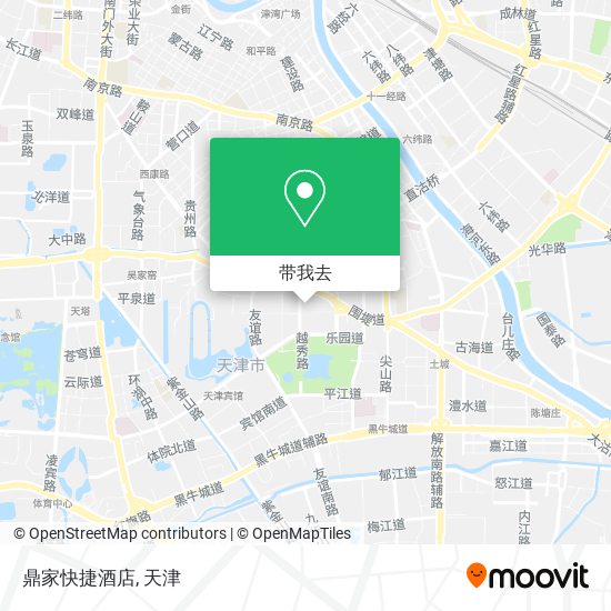 鼎家快捷酒店地图
