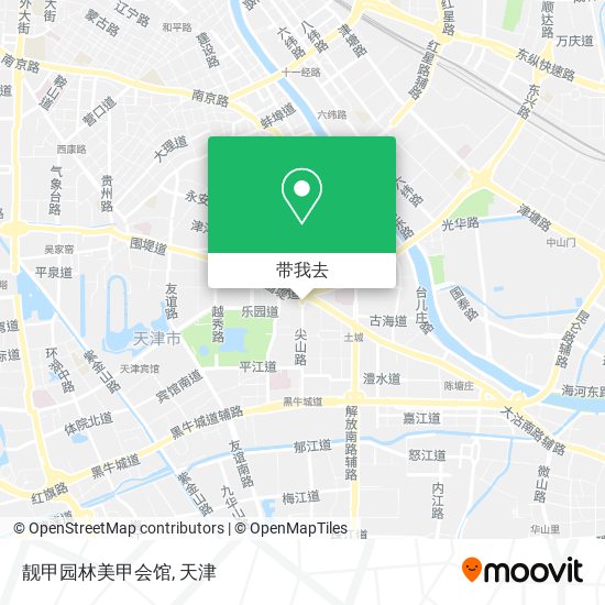 靓甲园林美甲会馆地图