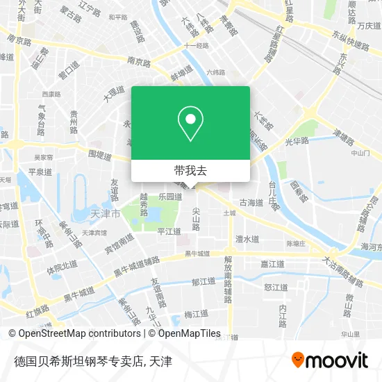 德国贝希斯坦钢琴专卖店地图