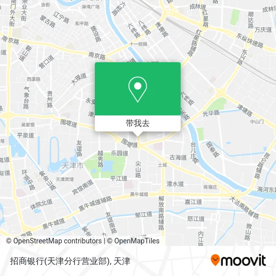招商银行(天津分行营业部)地图