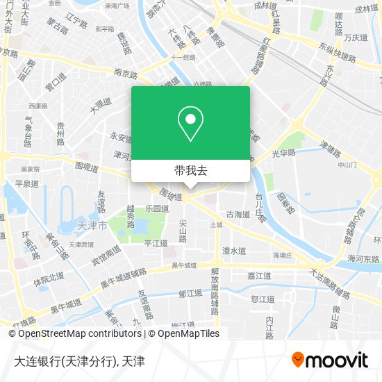 大连银行(天津分行)地图