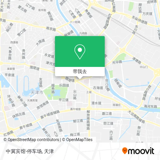 中冀宾馆-停车场地图