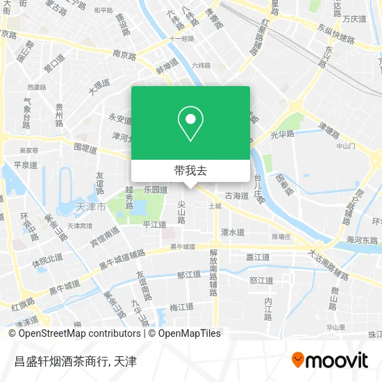 昌盛轩烟酒茶商行地图