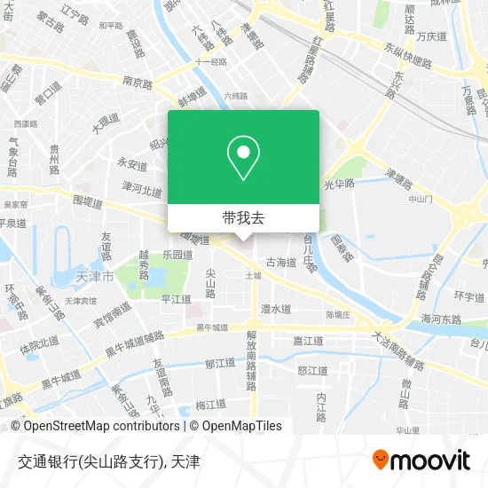 交通银行(尖山路支行)地图
