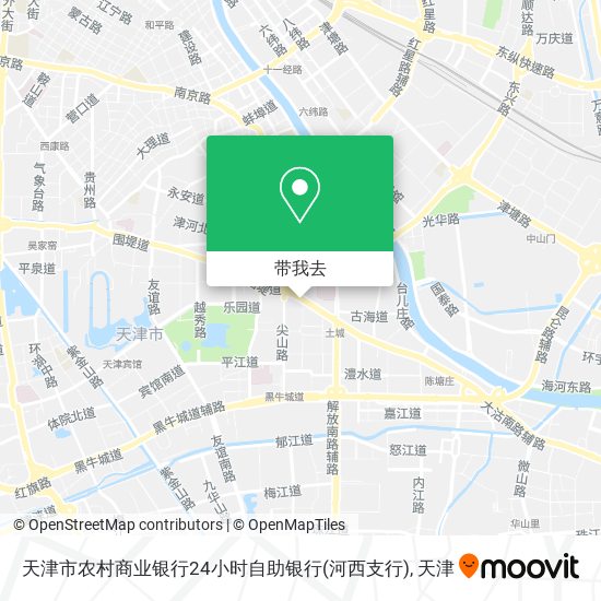 天津市农村商业银行24小时自助银行(河西支行)地图