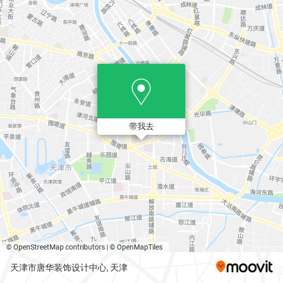 天津市唐华装饰设计中心地图