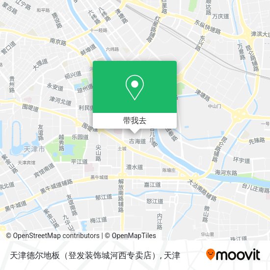 天津德尔地板（登发装饰城河西专卖店）地图