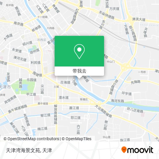 天津湾海景文苑地图