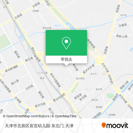 天津市北辰区宸宜幼儿园-东北门地图