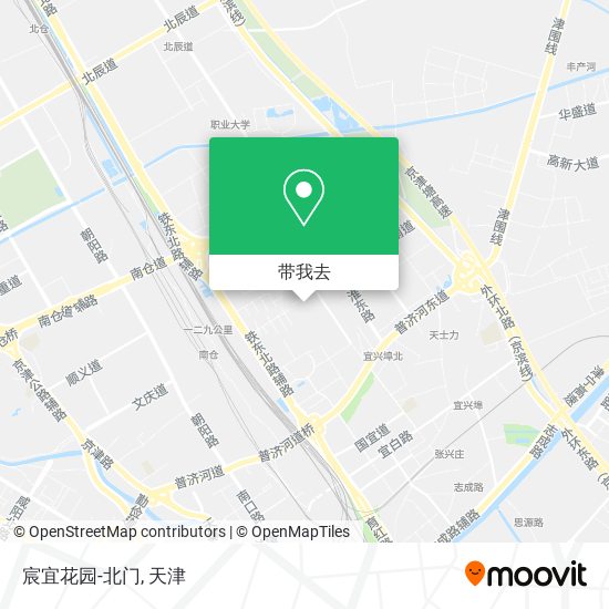 宸宜花园-北门地图