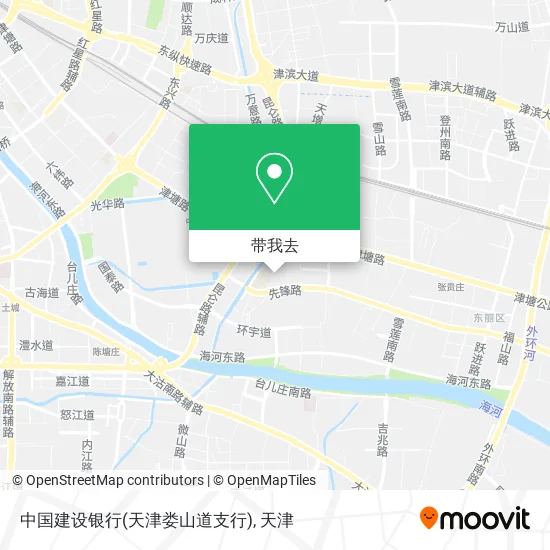 中国建设银行(天津娄山道支行)地图
