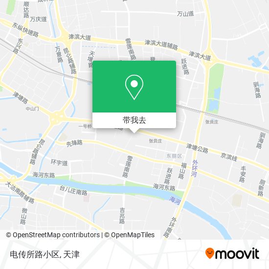 电传所路小区地图